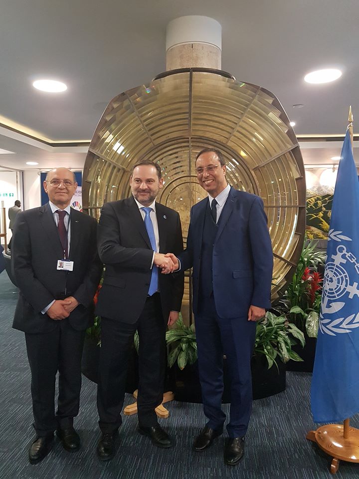 Entretiens entre le Ministre de l’Equipement, du Transport, de la Logistique et de l’Eau et le Ministre Espagnole de l’Equipement en marge de l’assemblée générale de l’OMI