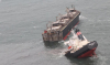 Vidéo: Au Japon, le navire “Crimson Polaris” se brise en deux, une fuite de carburant constatée